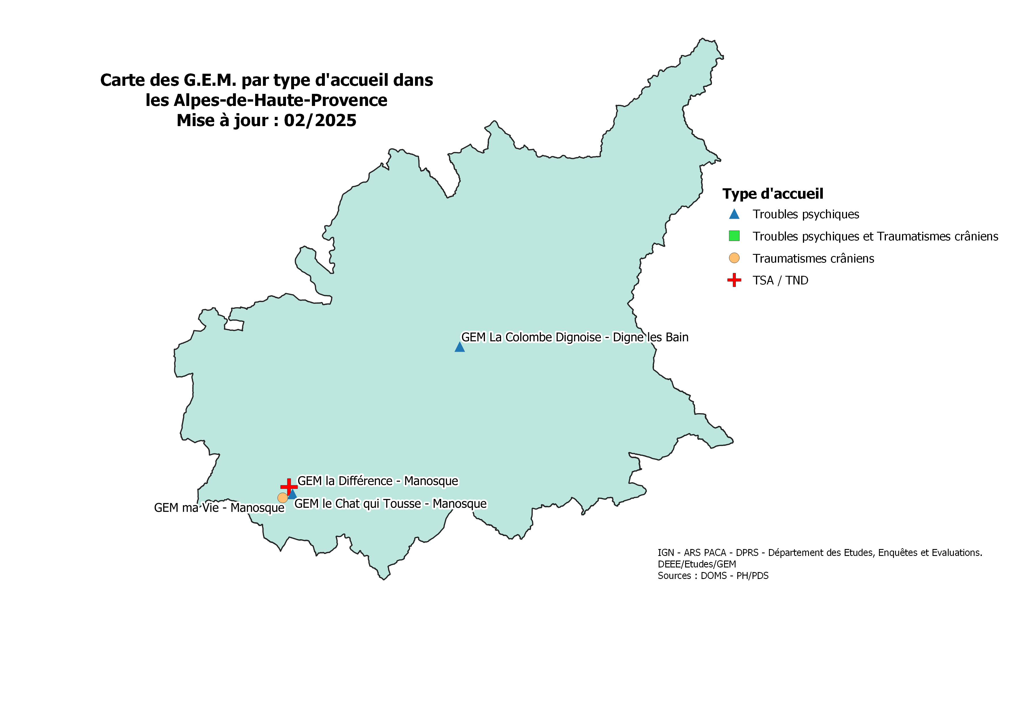 Cartographie GEM 04