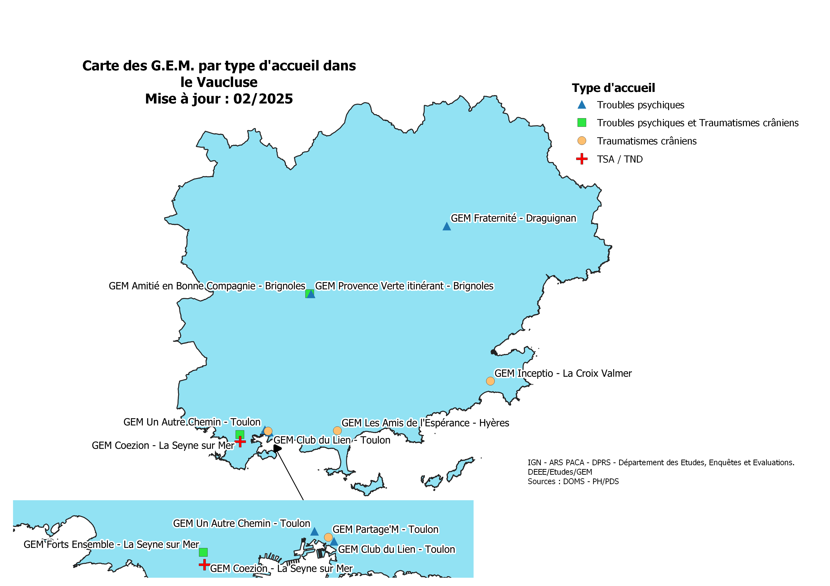 Cartographie GEM 83