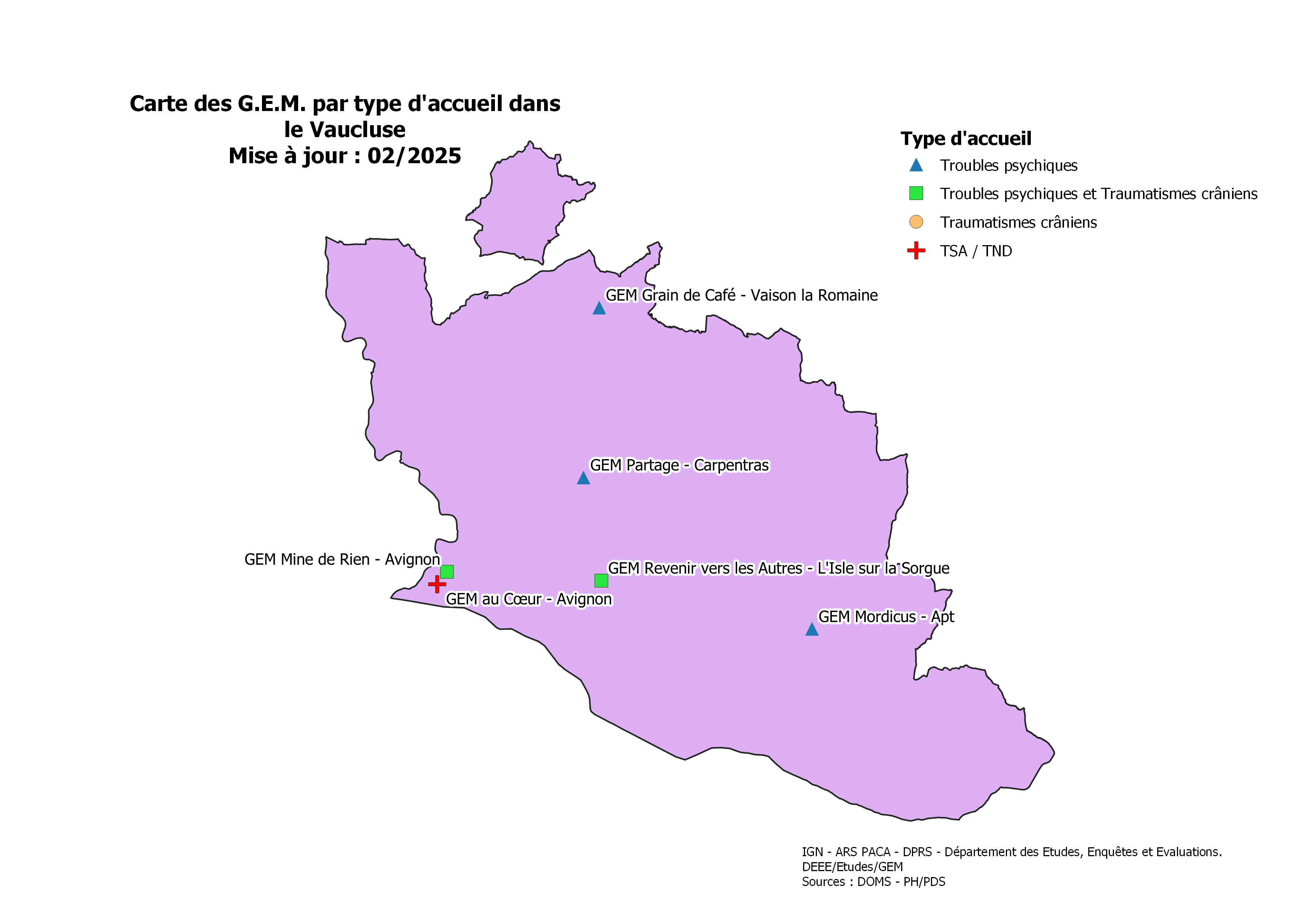 Cartographie GEM 84